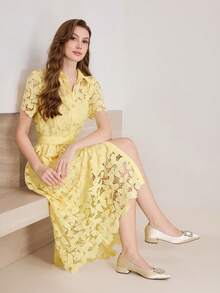 MOTF 尖头水钻平底鞋 - 米色 - 查看 9