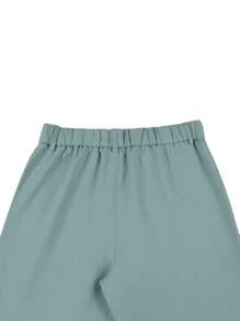 Manfinity Mode Men's Casual Versatile Solid Color Tapered Suit Pants