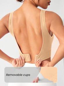 Easithlete 无缝运动胸罩，带后扣