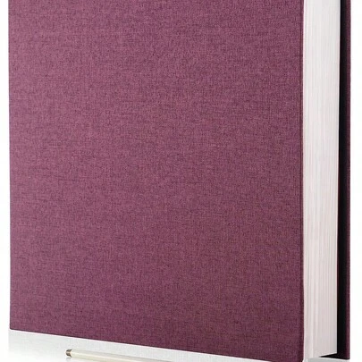 SHEIN Album tự làm với album ảnh sổ lưu niệm từ tính tự dán có nhiều kích cỡ khác nhau (3x5, 4x6, 5x7, 6x8, 8x10, 8,5x11, 11x10,6 inch), album bìa vải lanh 40 trang với bút kim loại và phụ kiện tự làm Quay lại trường học