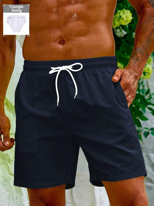 Manfinity VDAYZ Short de plage occasionnel pour hommes grande taille