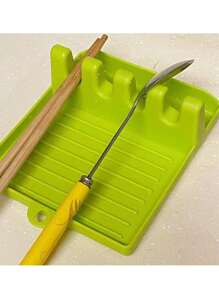1 Piece Kitchen Supplies, Pot Lid Rack, Household Spatula Rack, Mat Rack, Cutlery Storage Rack, Multi-Function Plastic Storage Rack, Spoon Rack Mat For Kitchen And Living Room - Multicolor - View 3