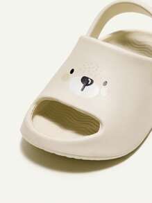 Cozy Pixies Cute Bear Pattern Breathable Soft Comfortable Anti-Slip Durable All-Match Baby Sandals With Holes