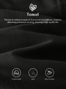 Ontre 2025年女士夏秋冬服装，2026年春夏女装，女士纯色弹力腰A字裙，拼接喇叭裙摆，黑色轻薄款，简约都市风，缤纷夏日风，海岛度假，都市休闲，派对，黑色半身裙，优雅商务休闲，2026年春夏女装，感恩节，圣诞节，时尚百搭女裙 - 黑色 - 查看 8