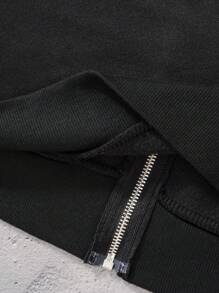 Manfinity Dauomo Men Casual Double-Hood Zip-Up Hooded Jacket, Grunge, Fall