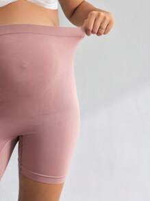 BloomMama Maternity Solid High-Waisted Comfortable Underwear - Dusty Pink - View 3