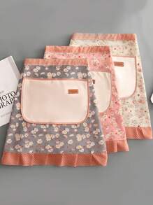 SHEIN 1pc Country-Style Breathable Canvas Half-Length Apron Fresh And Cute Wear-Resistant Oil-Resistant Suitable For Cooking Kitchen Use And Home Use - Half-Length Cooking Apron - Multicolor - View 5