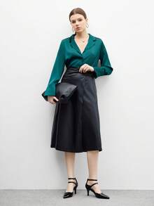 CUCCOO BIZCHIC 女士尖头低跟白色珍珠亮片镂空踝带高跟鞋，适合万圣节、圣诞节、派对等场合 - 黑色 - 查看 10