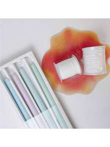 1 rollo de mecha de vela blanca, Hazlo tú mismo para hacer velas, Decoración del hogar, Dormitorio, Boda, Regalos de fiesta, Festival, Decoración del hogar - Blanco - Ver 7