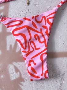 Swim Vcay Women's Random Metallic Jewelry Bikini Set, Summer - Multicolor - View 7