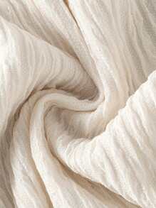 女童刺绣彩色饰边吊带连体裤，休闲日常可爱收腰连体裤，夏季必备 - 杏色 - 查看 6