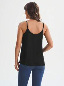 SHEIN LUNE Women's Solid Color Camisole Tank Top