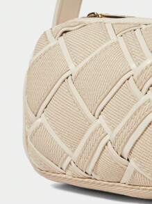 SHECARRY BRAIDED PU LEATHER SHOULDER BAG - Multicolor - View 4