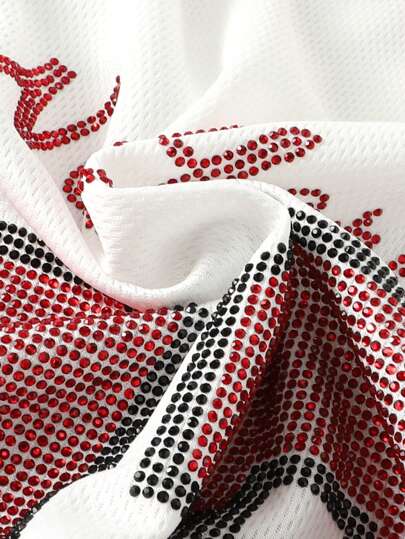 Prep Débardeur de sport homme avec motif diamant pailleté