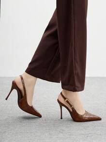 CUCCOO BIZCHIC Women's Elegant Pointed Toe High Heel Slip-On Pumps