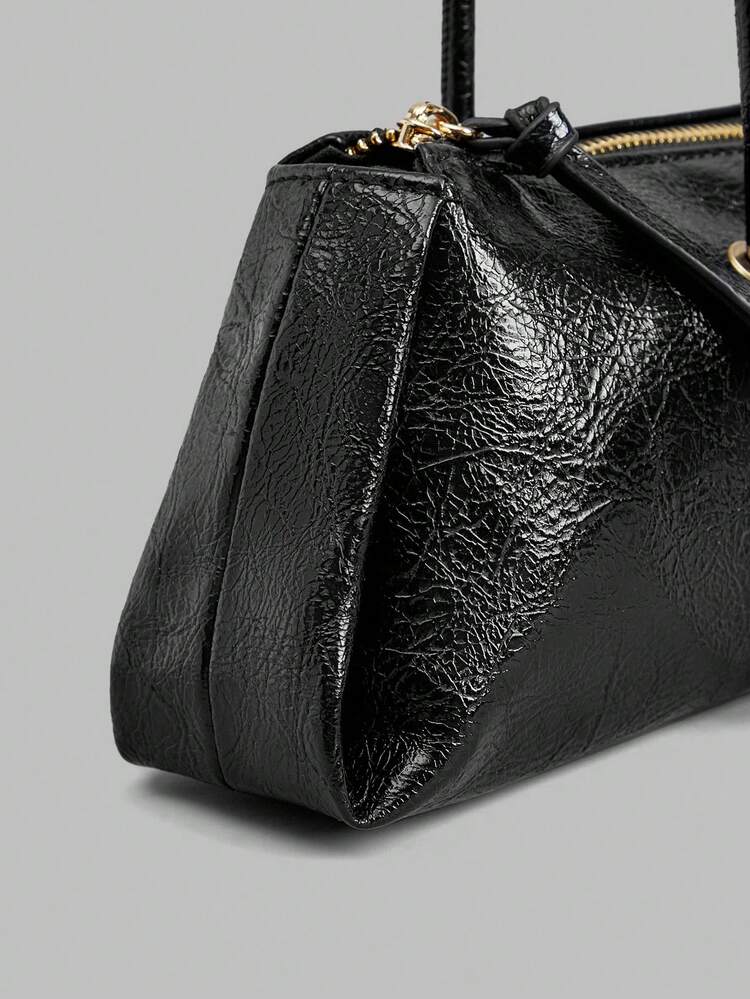 Women's Fashion Zipper Closure Daily Messenger Shoulder Bag