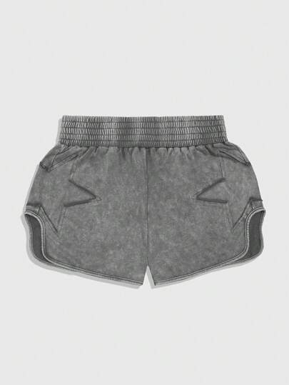 Street Life Men's Pentagram Elastic Waist Loose Casual Shorts, Versatile