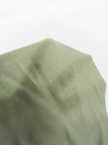 Elenzga Damen einfarbiges, elegantes, minimalistisches, hochwertiges, bequemes Büro-Maxikleid mit gefalteter Taille, Frühling/Sommer