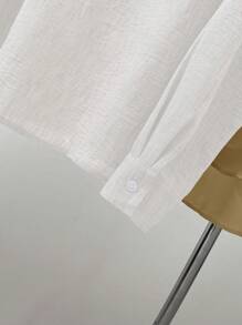 INAWLY Loose Soft V-Neck T-Shirt, Casual Pullover Blouse Fall Cloth For Women