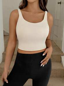 SHEIN Casual Solid Color Nursing Camisole For Pregnant Women