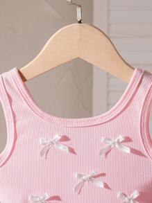 SHEIN Playful Pals Baby Girls' Summer New Arrival Black Halter Vintage Tutu Ballet Princess Dress With Butterfly Decor Baby Dresses For Girls Dresses For Baby Girl Dresses For S Baby Girl Clothes Girl Summer Dress - Pink - View 5