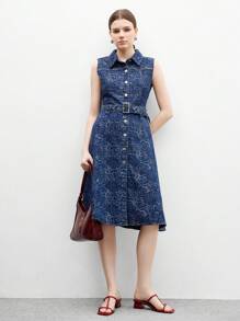 CUCCOO BIZCHIC 女士简约交叉扣装饰黑色方头平底凉鞋，舒适 - 酒紅色 - 查看 10