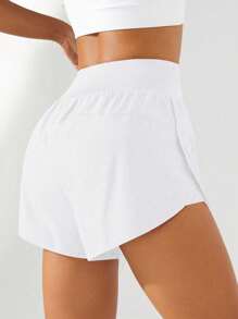 Powerista 女士高腰开衩运动短裤 骑行短裤