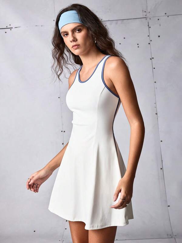 Streetz SHEIN Sport Robe de sport à col rond pour l'activité physique quotidienne des femmes