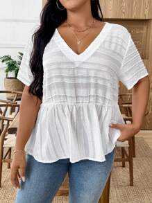 SHEIN LUNE 大码中式宽松女衬衫，休闲装，适合派对、聚会、街头、度假、圣帕特里克节、复活节、情人节、圣诞节、感恩节。柔软舒适，百搭修身，时尚春夏