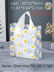 Set de 20 bolsas de regalo de alta calidad con estampado de margaritas, reutilizables y multiusos para empaquetar ropa, toallas, compras. Accesorios decorativos de envoltura de regalos para cumpleaños, bodas y fiestas (diseño floral)