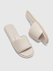 CUCCOO BIZCHIC 女士时尚休闲凉鞋，春夏新款罗马平底系带女士沙滩拖鞋 - 淺粉色 - 查看 6