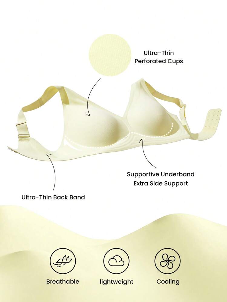 Plus Dream Curve Air Wireless Breathable Plunge Bra
