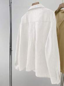 INAWLY Loose Soft V-Neck T-Shirt, Casual Pullover Blouse Fall Cloth For Women