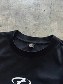 AXEPEAK Plus Size Men's Casual Loose Fit Colorblock Round Neck Short Sleeve T-Shirt, Summer