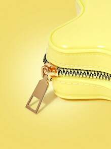 TOM & JERRY X SHEIN 女士卡通图案星形时尚可爱单肩包 - Butter Yellow - 查看 4