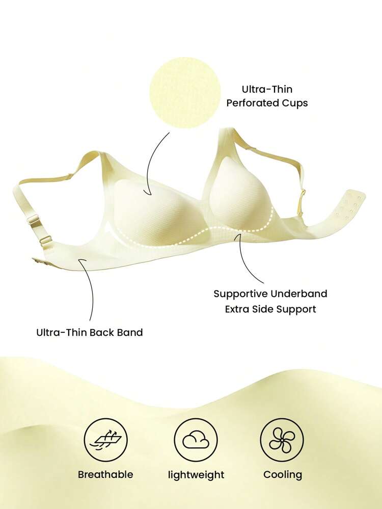 Dream Curve Air Wireless Breathable Plunge Bra