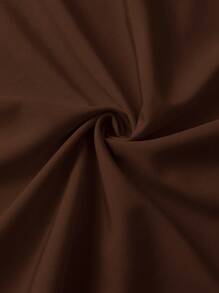 SHEIN Clasi Exquisite & Elegant  Plus Size Women Elegant Party Sling Light Brown Dress For New Year Clothes, For Thanksgiving Maxi Women Outfit