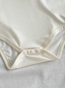 SHEIN Vintaside Kids 4件套女婴休闲可爱兔子熊图案连体衣，适合春夏日常穿着 - 彩色 - 查看 6