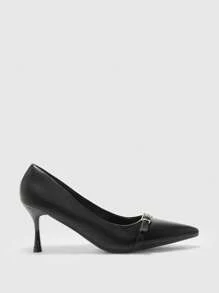 CUCCOO BIZCHIC Décolleté neri sexy e alla moda con tacco alto e punta affusolata, adatti per andare al lavoro, appuntamenti, feste e occasioni formali