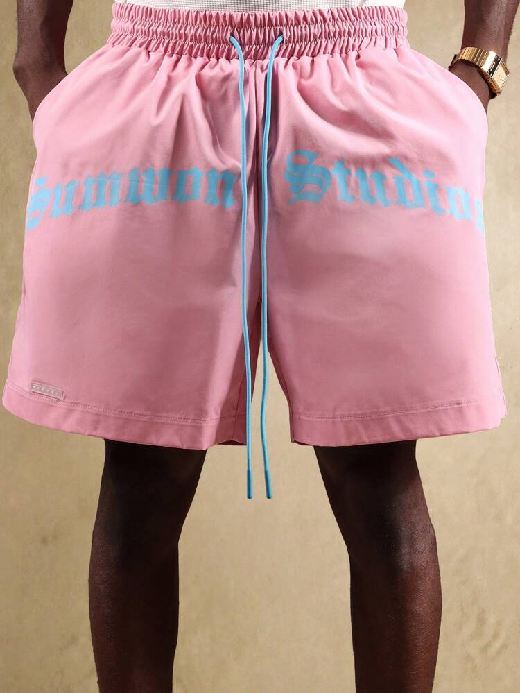 Nylon Drawstring Lightweight Casual Shorts