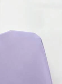 Selianne 全新女式纯色不对称肩带荷叶边下摆不对称背部设计休闲百搭优雅连衣裙