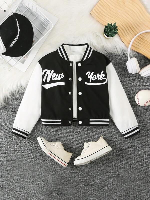 New Style Young Girl 4-7 Years Jacket, Korean Fashion Baseball Jacket, Spring Autumn Young Girl Sporty Outerwear, Outdoor Jacket