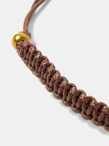 MOTF PREMIUM LACE UP METAL BUCKLE BELT - Coffee - View 7