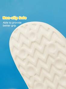 BABY SHARK X SHEIN Cute Ocean Fish Cartoon Pattern Baby Toddler Blue Slippers, EVA Material Is Light, Protect Small Feet, Suitable For Home Or Out Use, Unisex, Boys & Girls - Multicolor - View 4