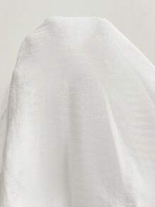 SHEIN Tall CURVE 大码休闲纯色直筒裤