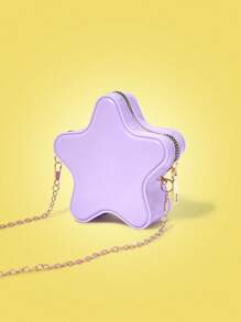 TOM & JERRY X SHEIN Women's Cartoon Pattern Star Shape Fashionable Cute Shoulder Bag