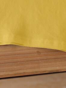 SHEIN Young Boy Yellow Crew Neck Short Sleeve Casual T-Shirt Kids Yellow T-Shirt - Yellow - View 5