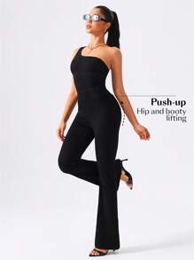 Flexra 女式无袖喇叭裤牛仔连体裤