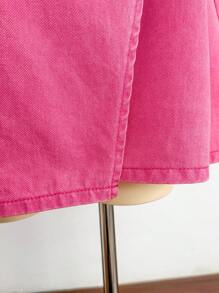 Soleia Robe d'été en jean casual avec nœud pour femme, robe de plage rose, robe courte en jean rose avec bretelles et nœud papillon, robe de club, robes d'été pour femmes, tenues de plage pour femme, tenues de vacances pour femme, vêtements d'été pour femmes, tenue de concert pour femme