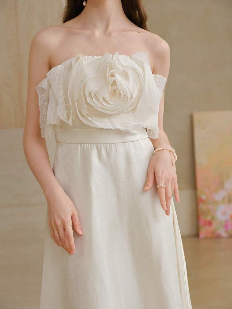 STEREO FLORAL A LINE TUBE DRESS